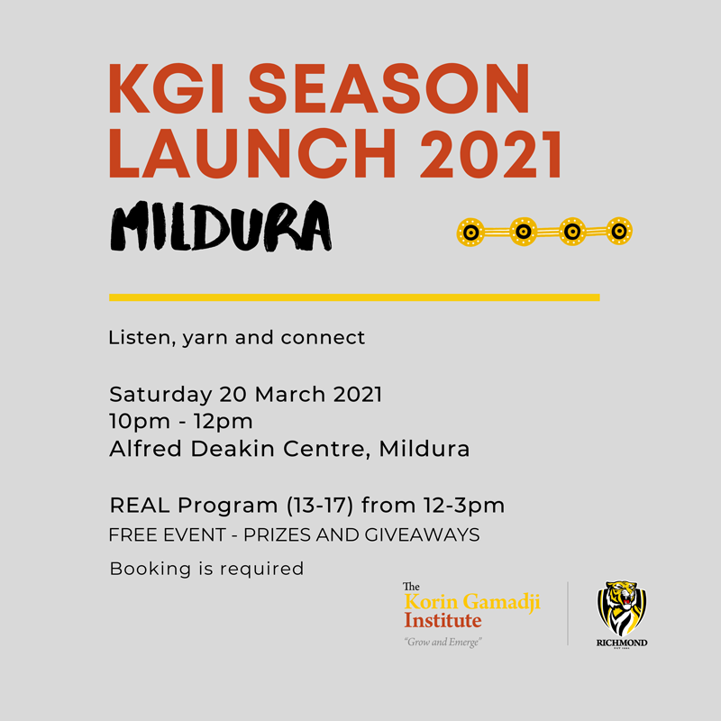 KGI Season Launch Mildura Saturday 20 March
